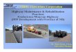 Highway Maintenance & Rehabiltation Practices for ... Presentation Outline ¢â‚¬¢ History ¢â‚¬¢ OMM (Operations,