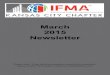 March 2015 Newsletter · corporate and local chapter IFMA membership, pick and choose your benefits (free member program meeting attendance, free guest program meeting attendance,
