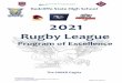 2021 POE Rugby League Excellence Application (002) - Redcliffe State High School · 2020-05-13 · Rugby League Program of Excellence Redcliffe State High School Cnr Oxley Avenue