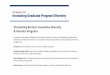 Dismantling Barriers: Innovative Diversity & …...The UMBC Meyerhoff Scholars Program Strategies for Increasing Graduate Program Diversity Washington, DC March 26, 2019 Keith M. Harmon