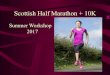 Scottish Half Marathon + 10K€¦ · Scottish Half Marathon + 10K . My Top Tips • Targets • Planning • Train Well • Practicing • Enjoy yourself . Targets • Set a target