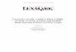 Lexmark CX725h, CX820, CX825, CX860, XC4150, XC6152, XC8155 and XC8160 Multi-Function ... · 2017-01-16 · Lexmark Multi-Function Printers with Hard Drives Security Target 10 7