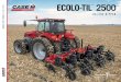 ECOLO-TIL 2500 - CNH Industrial · Ideal soil composition (soil tilth) has a balanced distribution of water and air: 50 percent soil and 50 percent pore space. Ecolo-Til 2500 fractures