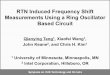 RTN Induced Frequency Shift Measurements Using a Ring ... · Symposia on VLSI Technology and Circuits RTN Induced Frequency Shift Measurements Using a Ring Oscillator Based Circuit