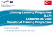 Lifelong Learning Programme (LLP) Leonardo da Vinci Vocational … · 2019-04-30 · Lifelong Learning Programme (LLP) Leonardo da Vinci ... Leonardo da Vinci Programme Turkish experience