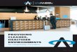 PROVIDING CLEANER, HEALTHIER ENVIRONMENTS...• Front desks • Kiosks • Elevators • Bars and restaurants • And more ... proprietary data analytics platform that delivers critical