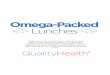 omega packed lunches - QualityHealth · INGREDIENTS ˜/˚ tsp white pepper ˜/˚ tsp salt 6 oz smoked salmon, thinly sliced 5 tbsp olive oil 1 tbsp fresh lemon juice 2 oz goat cheese