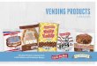 VENDING PRODUCTS · Classic crunchy wafer bars full of the great taste of peanut butter enrobed in fudge. 5 HONEY BUN—GLAZED #09721 | Net Wt. 4.0 oz Case Ct. 72 (6/12’s) | Shelf