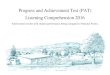 PAT Listening Comprehension 2016 · Waikanae School Listening Comprehension Progress and Achievement Test Analysis February 2016 Page 2 PAT Listening Information Sheet • PAT Listening