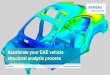 Accelerate your CAE vehicle structural analysis process · 11.03.2020  · SimcenterSolutions to streamline Structural Analysis Process Simulation-Driven Design ... 3D suite helps