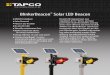 BlinkerBeacon Solar LED Beacon · BlinkerBeacon™ Solar LED Beacon MUTCD Compliant Solar Powered Place in any location No electric bills Virtually maintenance free NEMA control box