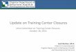 Update on Training Center Closures - Virginiahac.virginia.gov/subcommittee/Jt_Training_Centers... · 10/28/2016  · FY 2011 Training Center Census . Note: Dates above correspond