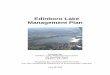 Edinboro Lake Management Planusers.edinboro.edu/bzimmerman/Edinboro Lake Management Plan 2009.pdf2.1 Pre‐History, Geology, and Formation of Edinboro Lake ... 6.3.3 Roadside Drainage