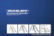 Product Guide - Bailey Ladders - Australia's #1 Ladder Brandbaileyladders.co.nz/products/marketing/BRO53_BAILEY_A4_Catalogu… · Wall hangings 1.5m 1.8m 2.1m 2.4m ... stepladder
