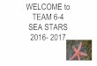 WELCOME to TEAM 6-4 SEA STARS 2016- 2017wmsteam64.weebly.com/uploads/.../welcome_to__team_6... · WELCOME to TEAM 6-4 SEA STARS 2016- 2017. Who are your teachers????? ... English