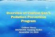 Overview of Central San’s Pollution Prevention Program · POTW community becomes aware of study results that show impact on an aquatic species due to a pollutant. POTWs determine