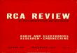 RCA REVIEW - americanradiohistory.com€¦ · RCA REVIEW a technical journal RADIO AND ELECTRONICS RESEARCH • ENGINEERING Published quarterly by RCA Laboratories Division Radio