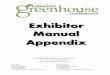 Exhibitor Manual Appendix - Canadian Greenhouse Conference · Tables / Sea ng Accessories Display Systems 6. Sco abank Conven on Centre A. Business Centre & Box Oﬃce B. Food & Beverage