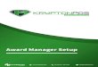 Award Manager Setup - posbang.com · Award Manager Setup 1.) Log in to Krypton Restaurant POS. 2.) Clock in and make sure that there is an initialized cash tray. 3.) To use award