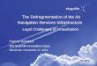 The Defragmentation of the Air Navigation Services Infrastructure · 2017-05-09 · › The Defragmentation of the Air Navigation Services Infrastructure ›Legal Challenges of Virtualisation