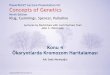 Lecture Presentation for Concepts of Geneticskisi.deu.edu.tr/asli.memisoglu/Genetik/4... · Concepts of Genetics Ninth Edition Klug, Cummings, Spencer, Palladino Konu 4 Ökaryotlarda