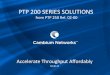 PTP#200#SERIES#SOLUTIONS# - DoubleRadius · PTP#200#SERIES## Platform# Feature PTP 200 PTP 230 PTP 250 Models PTP 49200 PTP 54230 PTP 58230 PTP 5X250 RF Bands (GHz) 4.9 Public Safety