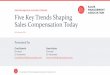 Sales Management Association Webcast Five Key Trends Shaping Sales Compensation … · 2019-07-03 · impact through high-performance sales and marketing solutions ... 1.Globalization