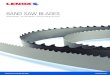BAND SAW BLADES aluminum/ non-ferrous carbon steels structural steels alloy steels bearing steels mold