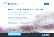 HCC SUMMIT 2018 - EASL · Prof. Jessica Zucman-Rossi, Paris, France KEY DEADLINES Abstract submission: 04 December 2017 Early registration: 31 December 2017 HCC SUMMIT 2018 01 - 03