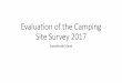 Evaluation Campsite Survey 2017 - sustainable-samothraki.netsustainable-samothraki.net/wp-content/uploads/2018/02/Evaluation... · Evaluation oftheCamping Site Survey 2017 SamothrakiIsland