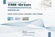 INDUSTRY FLYER TMI-Orion€¦ · TMI-Orion offers solutions for setup and detailed analysis of washing and disinfection cycles. Validation reports are compliant with the ISO 15883