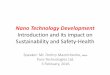 Nano Technology Development · MASc Pure Technologies Ltd. 3 February, 2016 . Presentation Contents: 1. Pure Technologies Ltd. 2. Modern trends i consumer iii energy iv structural,