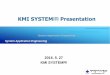 KMI SYSTEM Presentationkmisystem.com/pdf/kmisystem(english).pdf · 저희 KMI SYSTEM㈜은 1993년 계측응용을 이용한 System Application Engineering 회사로 출발하여