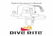 Hydro Lite Owner’s Manual...Hydro Lite Owners Manual 3 of 36 The Hydro Lite should not be used as the sole form of flotation; divers should have additional forms of flotation, such