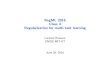 RegML 2016 Class 4 Regularization for multi-task learninglcsl.mit.edu/courses/regml/regml2016/slides/lec4.pdf · RegML 2016 Class 4 Regularization for multi-task learning Lorenzo