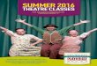 SUMMER 2016 - St Francis Of Assisi School€¦ · SUMMER 2016 THEATRE CLASSES FOR CHILDREN KINDERGARTEN THROUGH GRADE 12 Playhouse subscribers can register for classes first, and