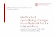 Methods of quantifying change in multiple risk factor ...euspr.org/wp-content/uploads/2014/01/Krakow-MHBC-Quant_JJP.pdf · quantifying change in multiple risk factor interventions