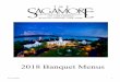 2018 Banquet Menus - The Sagamore...Lemon Blueberry Ricotta Pancakes Served with NY Maple Syrup $4.50++ per person NY Lox and Bagels, Pumpernickel Bread, Whipped Cream Cheese, $11.00++