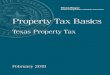 96-1425 Property Tax Basics - jcad.orgjcad.org/data/_uploaded/pdf/CurrentNews/Property Tax... · 2018-10-31 · unit 20 The appraisal district can answer questions about local appraisal