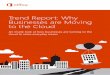 Trend Report: Why Businesses are Moving to the Cloud · or hosted service. The most common cloud services include Web hosting (75%), productivity solutions (55%), email hosting (54%)