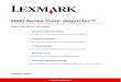 Lexmark Z600 Series Color Jetprinterbiblioteca.museo8bits.es/impresoras/Lexmark/... · Understanding the printer software 8 Lexmark Solution Center The Lexmark Z600 Series Solution