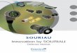Innovation by SOURIAU...Examples of enhanced solutions matching technological trends: 50 people in Process Engineering: New products, industrialization, continuous improvements, total