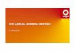 2015 ANNUAL GENERAL MEETING - Origin Energy · 10/21/2015  · Energy Markets –reduction in operatingcosts1 $35m $100m $100m $235m Energy Markets –reduction in capital expenditure