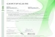 CERTIFICATE - library.e.abb.com€¦ · This certificate is issued on 2 February 2018and expires upon withdrawal of one of the above mentioned standards. Certificate number: 71-102541