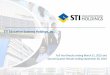 STI Education Systems Holdings, Inc. · 2020-02-05 · STI Holdings Network of Schools 2 Who We Are 83,967 total students ² STI Holdings owns, maintains, and operates the Philippines’