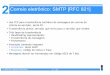 Correio eletrônico: SMTP [RFC 821]ripolito/peds/st564/material/Camada_de... · mensagem é colocada na fila de mensagens. 3) O lado cliente do SMTP abre uma conexão TCP com o servidor