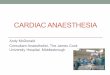 CARDIACANAESTHESIAAcidZBase&Regulation pHZstat&management&istemperature Zcorrected&& aimsfor&a&pCO2&of&40&and&pH&of&7.40&at&the&patient’sbody temperature&leadsto&higher&pCO2 