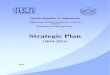 Islamic Republic of Afghanistan - ansa.gov.af · Islamic Republic of Afghanistan Afghanistan National Standards Authority (ANSA) Directories of Plan and Policy Strategic Plan (2019-2023)