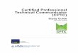 Certified Professional Technical Communicator (CPTC) · The target audience for this document is potential CPTC Foundation candidates.! This syllabus informs the design of the exams