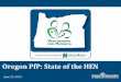 Oregon PfP: State of the HENPARTNERSHIP FOR PATIENTS •National CMS program for 2012-2013 •Goals: •Reduce preventable harm by 40% •Reduce readmissions by 20% 3